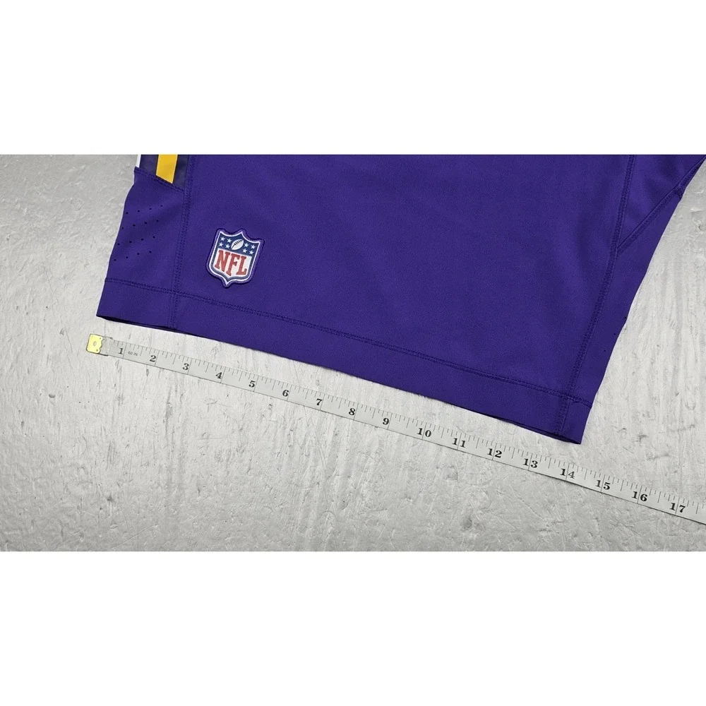 Minnesota Vikings Shorts Mens XL Purple NFL Football Nike Dri Fit On Field Sport